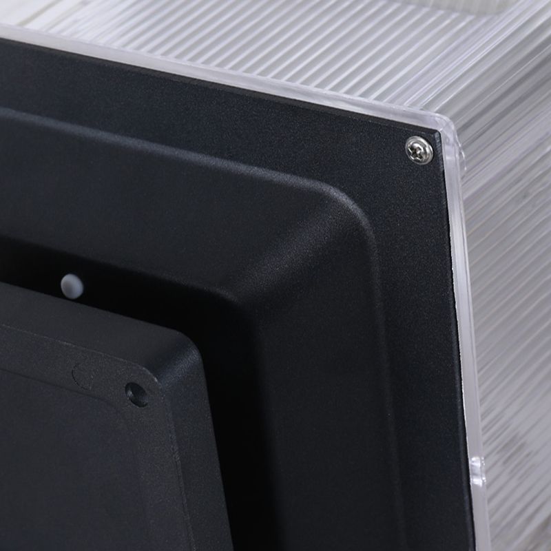 Ray corp de iluminat pentru exterior negru din metal, contemporan, LED, dreptunghiular