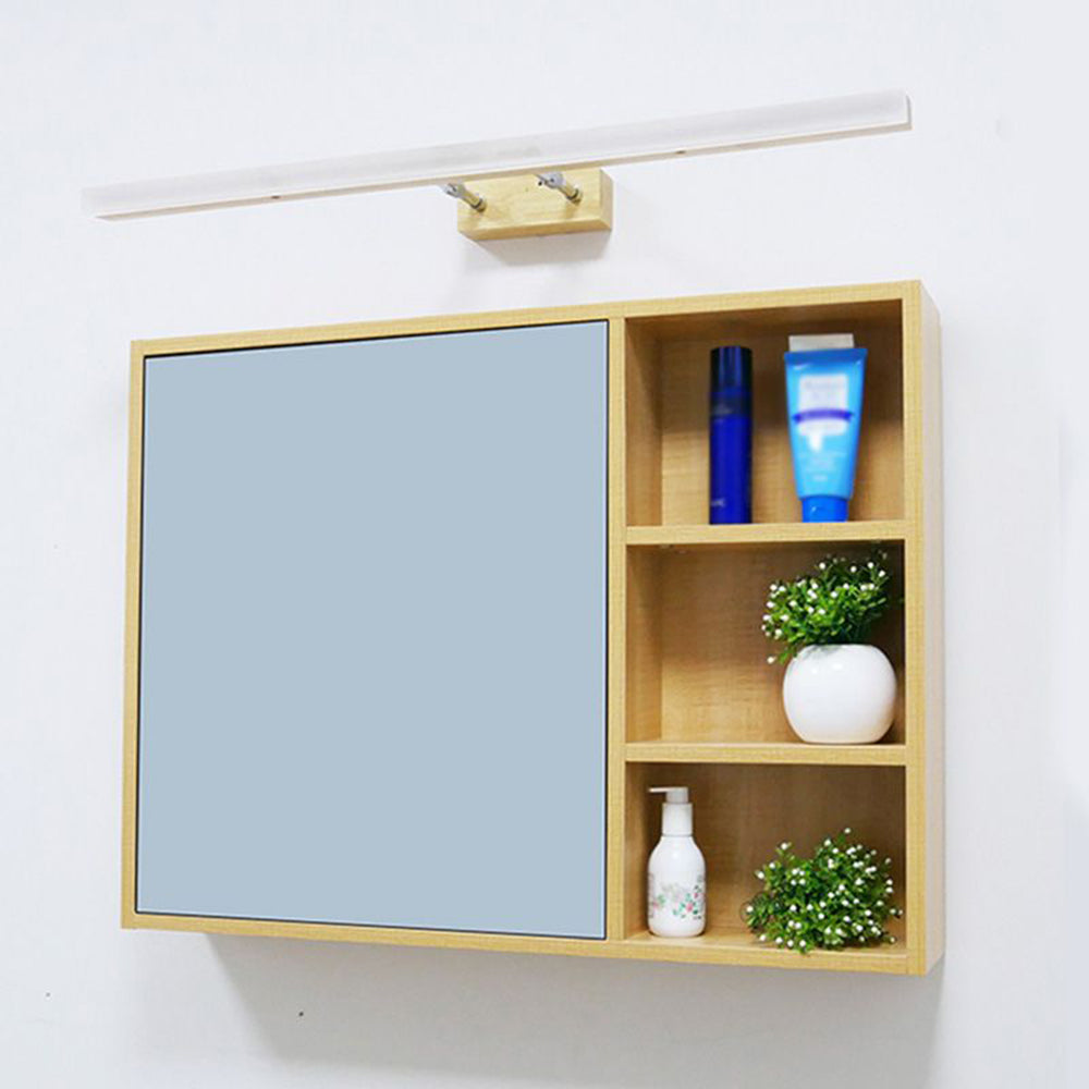 Muto clasic lemn Stretchable oglindă oglindă Bathroom aplică de perete, pentru baie