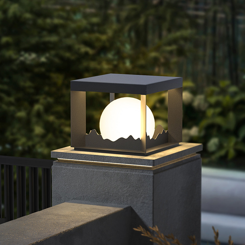 Ray modern Mountain metal Outdoor Lamp, lumină caldă