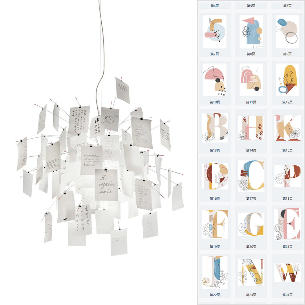 Luninena candelabru din hârtie