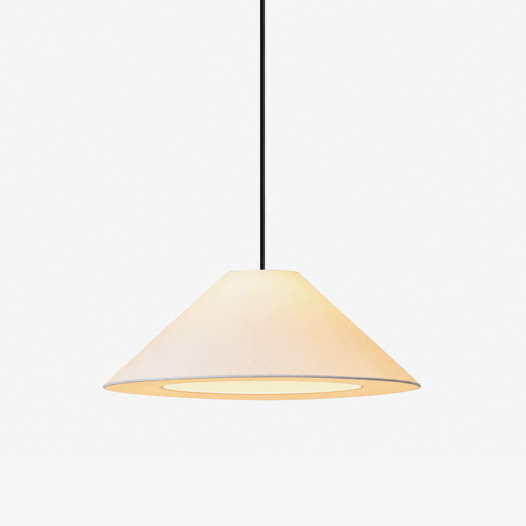 Ormondleigh lampă suspendată cu con din material textil
