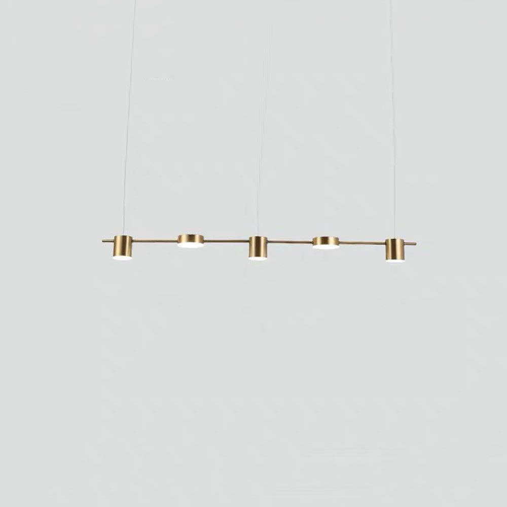 Arisha lampă suspendată minimalistă Multi metal, negru/Auri, în culoare aurie