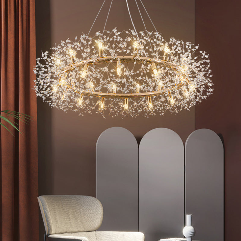 Arisha modern Dandelion LED lampă suspendată cu abajur pentru dormitor/living