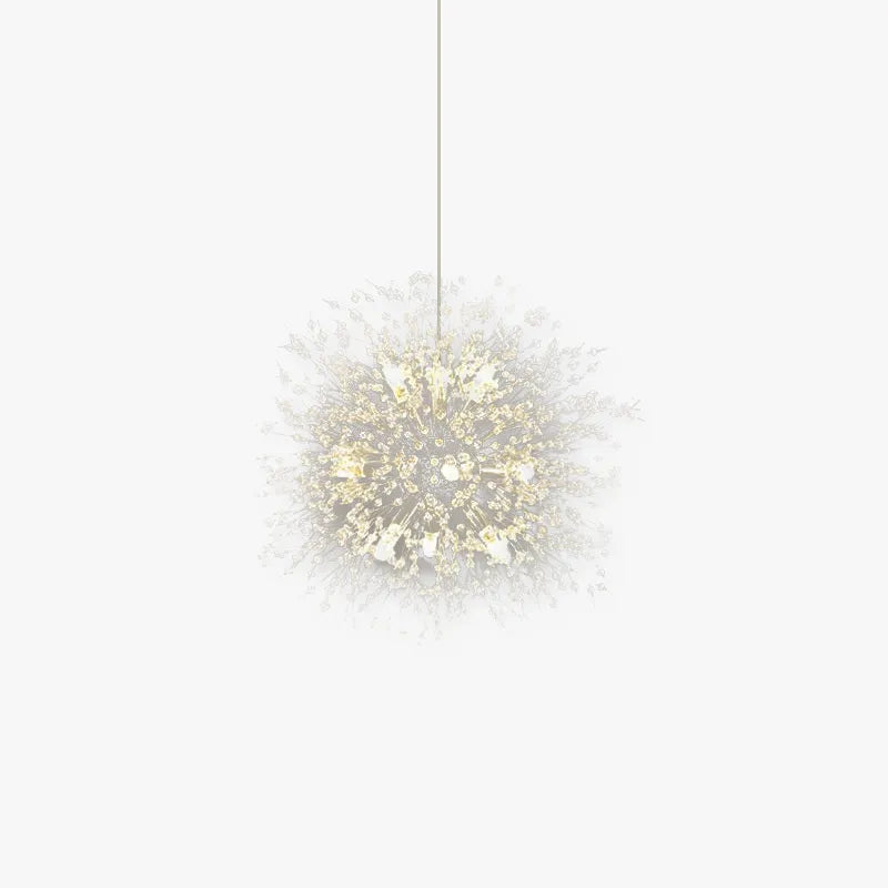 Arisha lampă suspendată elegantă Dandelion minimalistă de lux, aurie/Chrome