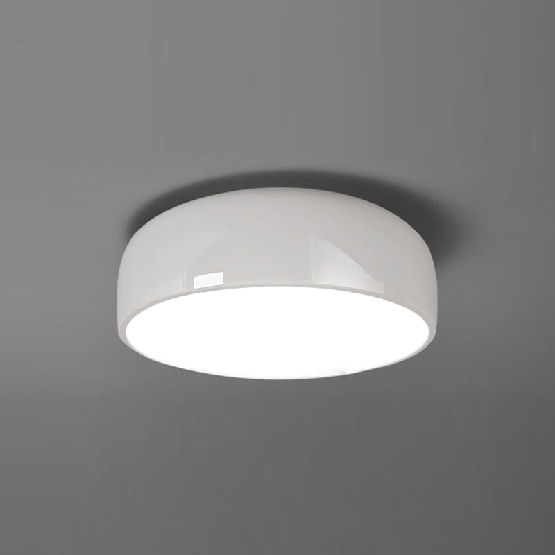 Arisha lampă de tavan modernă cu formă de farfurie din metal, negru/alb