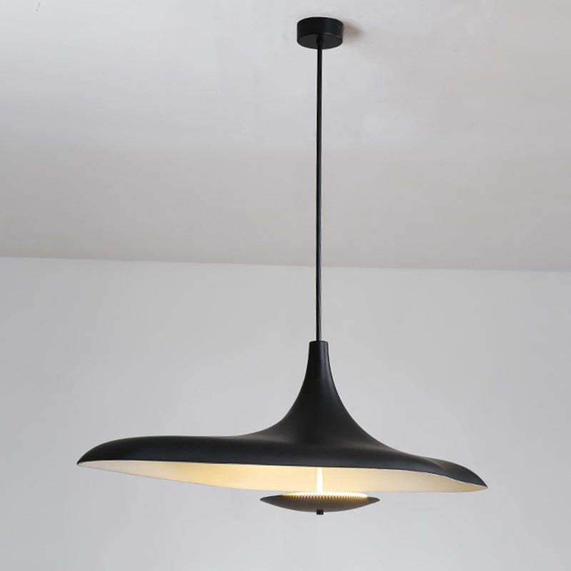 Arisha lampă suspendată modernă minimalistă din rășină, neagră/albă