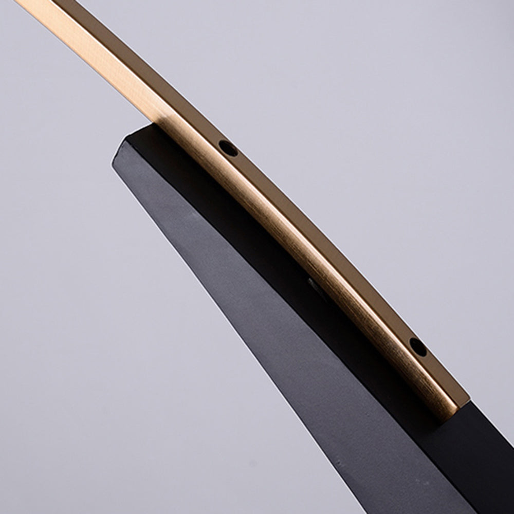Salgado lampadar 3 temperatură de culoare Switchable, Artificial material textil/metal, cu trei temperaturi de culoare