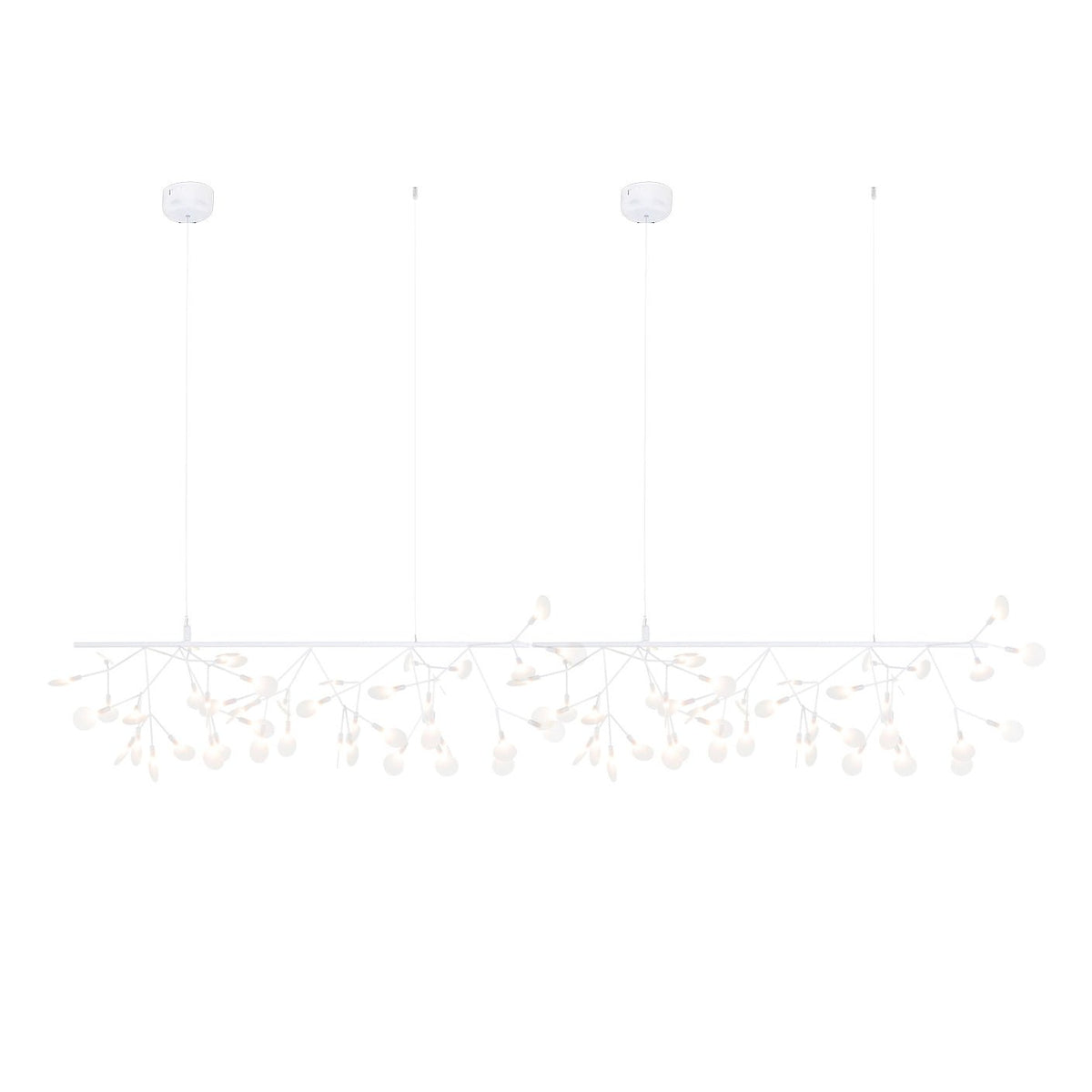 Brenwen candelabru, artistic, LED, cu ramuri, lung, liniar