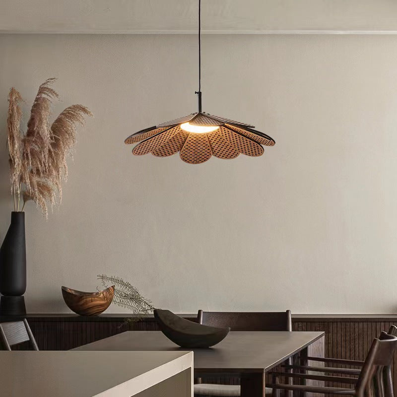 Ritta Vintage LED lampă suspendată din lemn de Nuc pentru dormitor/Bar/Cameră de Ceai