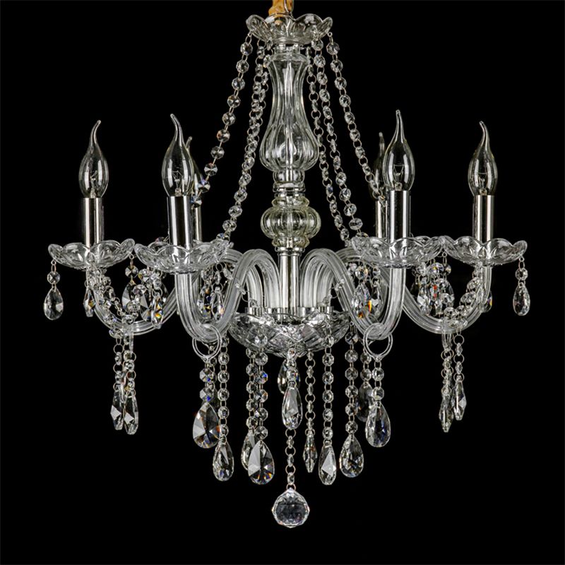 Silva candelabru din cristal transparent