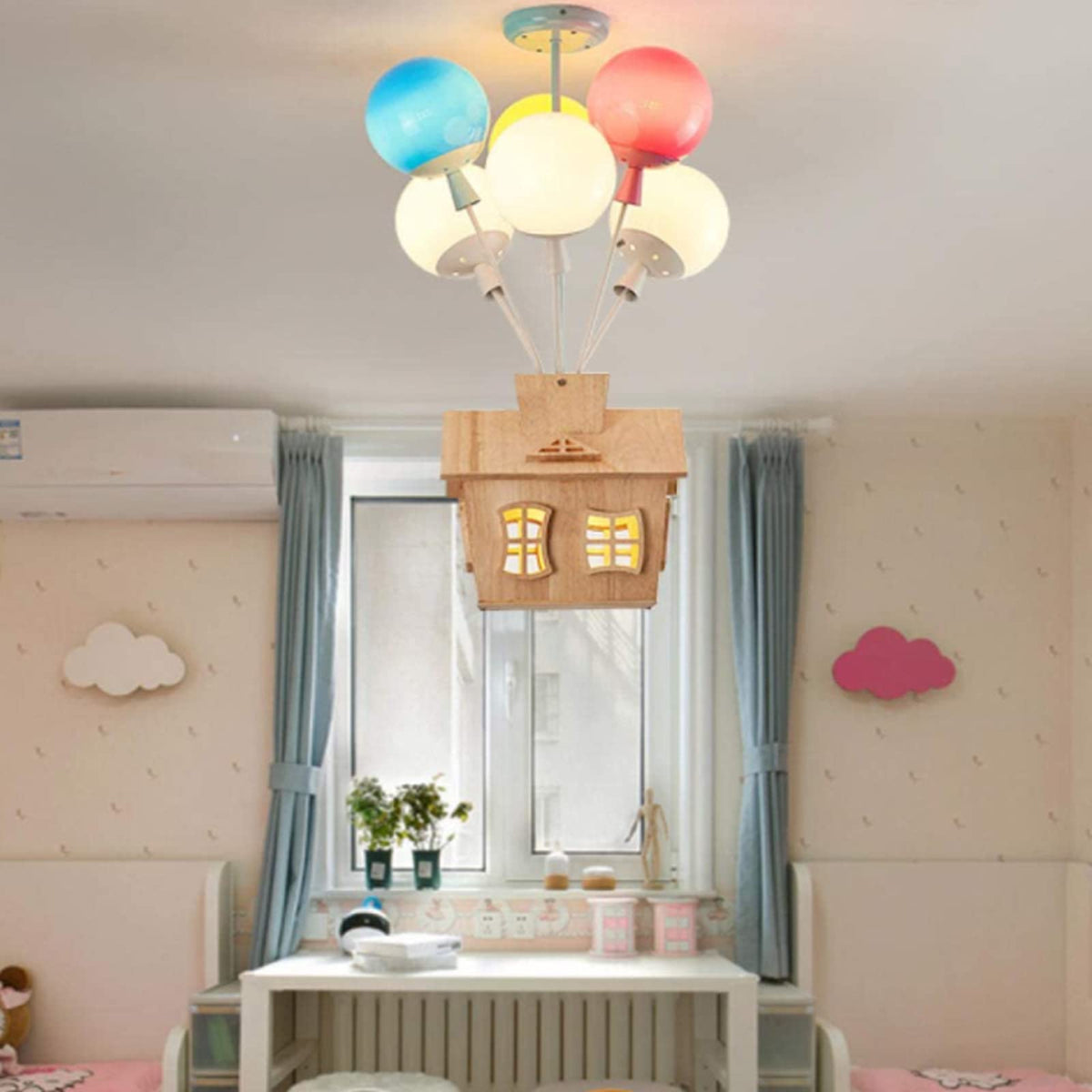 Aria Designer plafonieră Aplicată lemn pentru Cameră de Copii