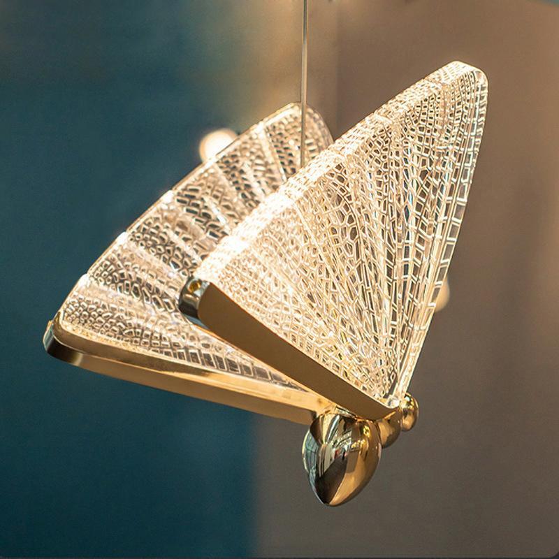 Arisha Art Deco Butterfly lampă suspendată, 2 Culoare