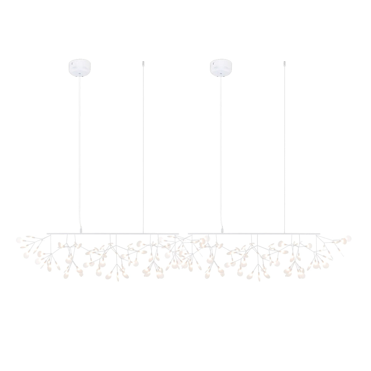 Brenwen candelabru, artistic, LED, cu ramuri, lung, liniar