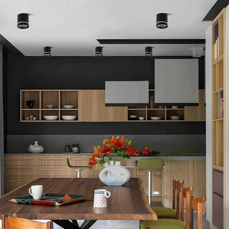 Aria plafonieră Mini modern, negru/alb, dormitor/living