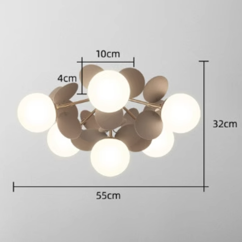 Nexen candelabru cu Ramură Florită Multicolorată pentru living