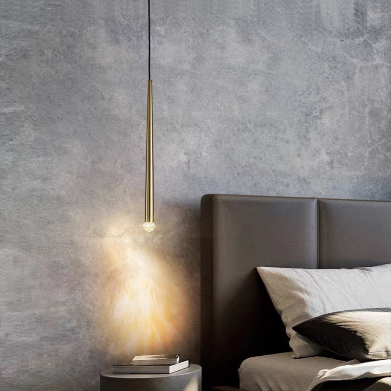 Arisha lampă suspendată liniară modernă, aur, living