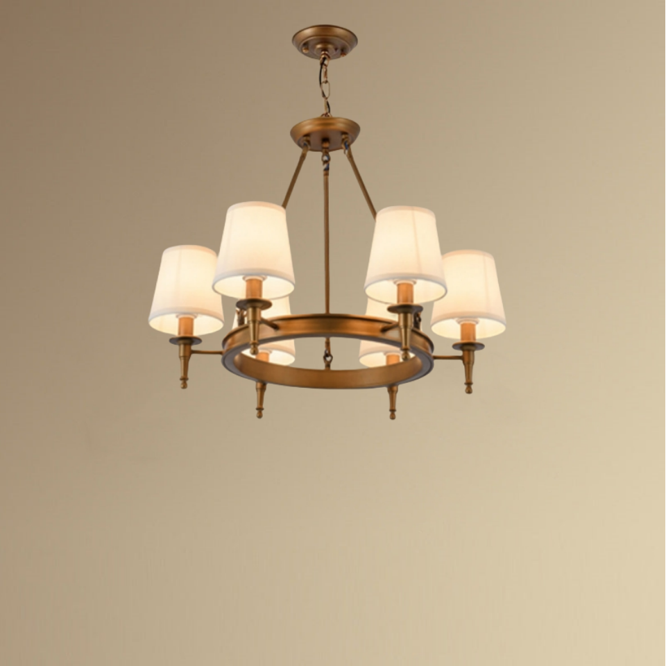 Silva candelabru  vintage din metal și țesătură, culoare neagră/cupru
