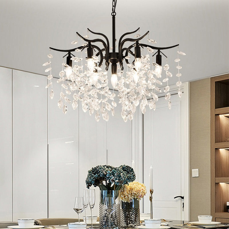 Kristy de lux Wisteria floare cristal candelabru