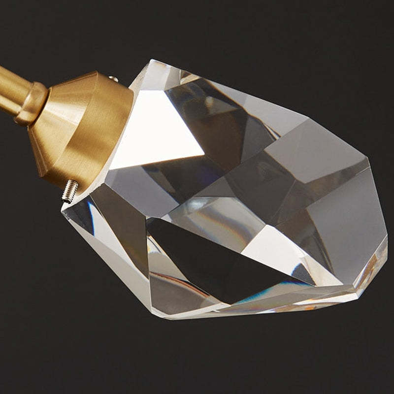 Kristy candelabru Luxos din cristal pentru living Aurit