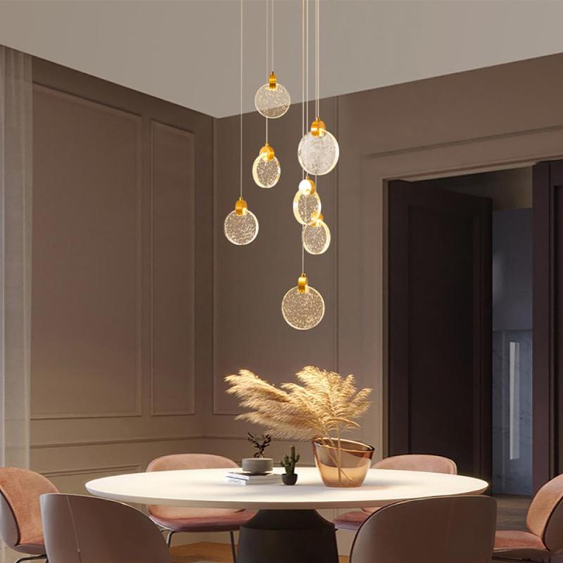 Kristy candelabru Circular Ripple Rotund din cristal auriu