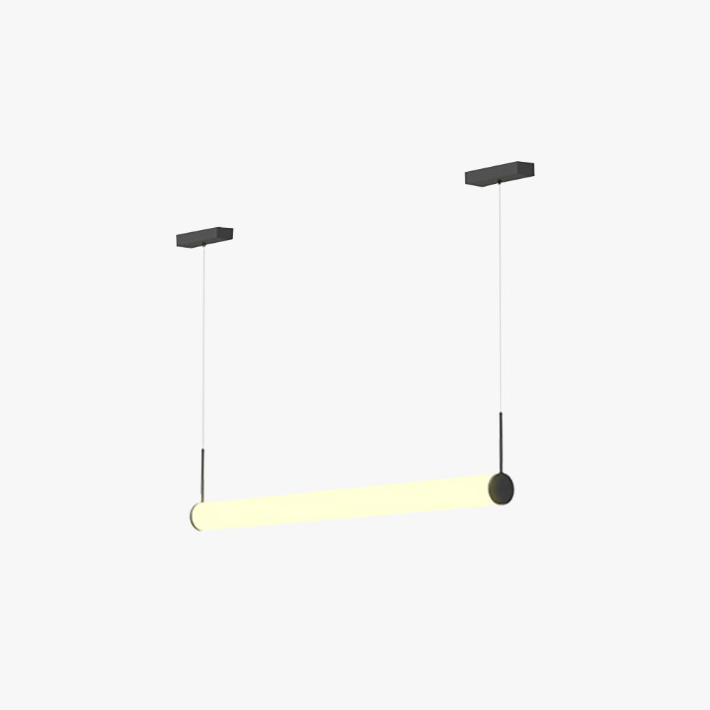 Ray lampă suspendată cilindrică modernă albă, metal/
