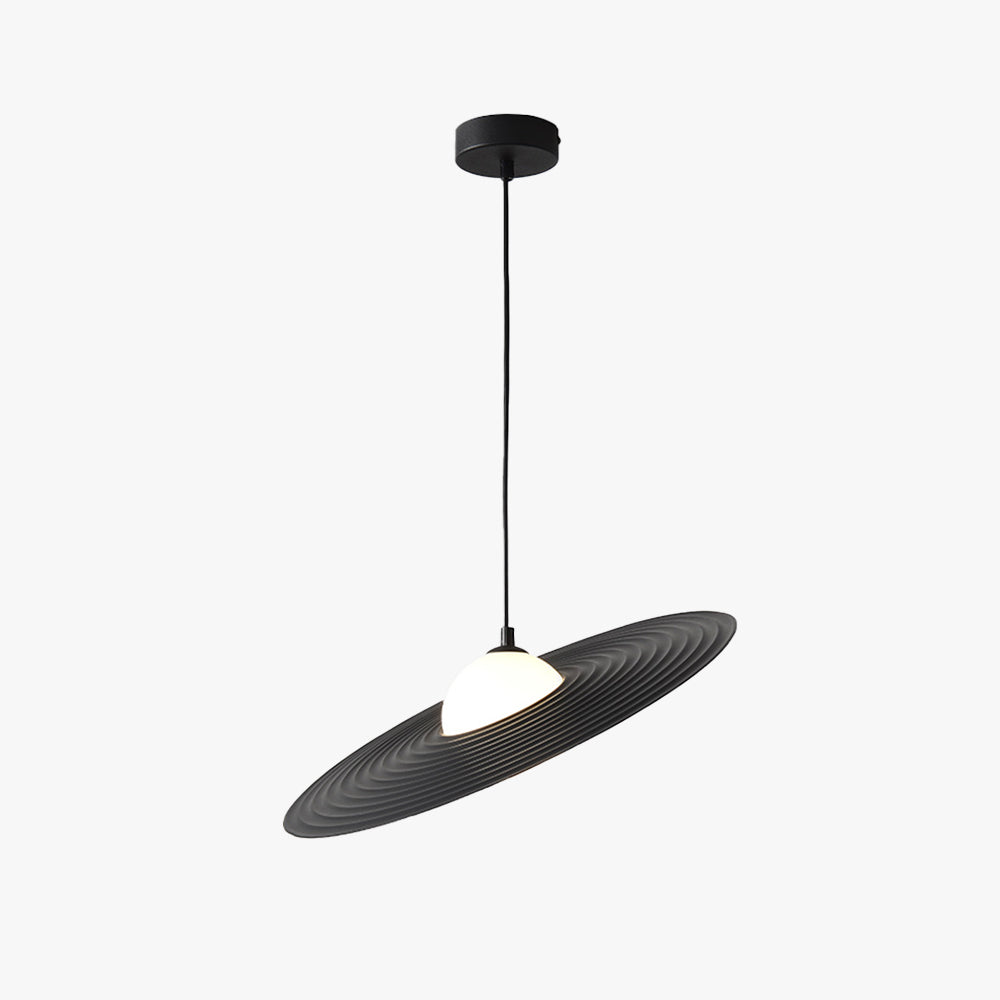 Arisha lampă suspendată minimalistă cu inel de stele, negru/alb