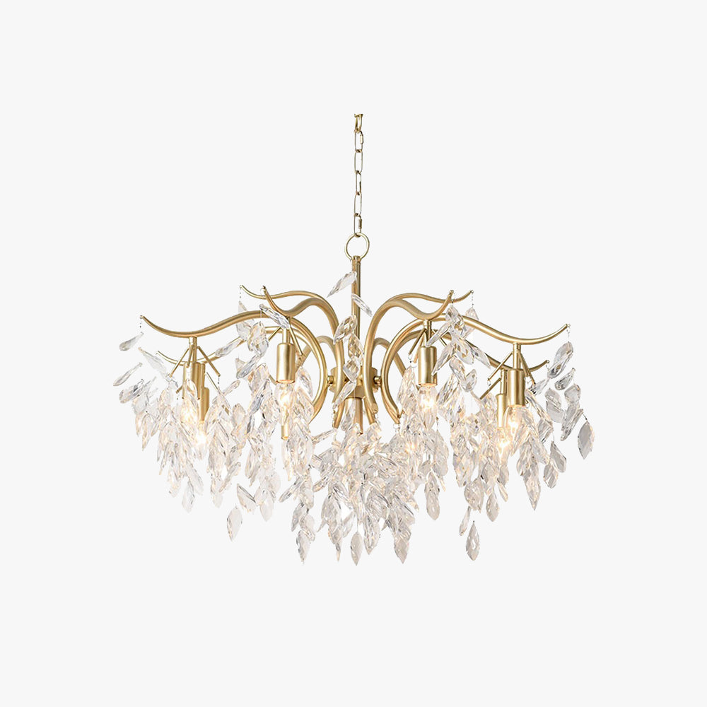 Kristy de lux Wisteria floare cristal candelabru