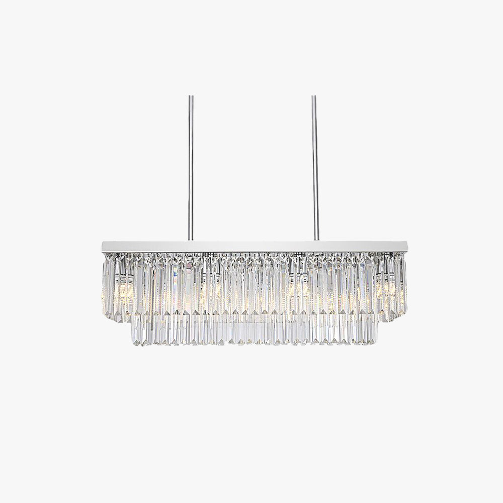 Kristy lampă suspendată Art Deco modern LED, cristal/metal