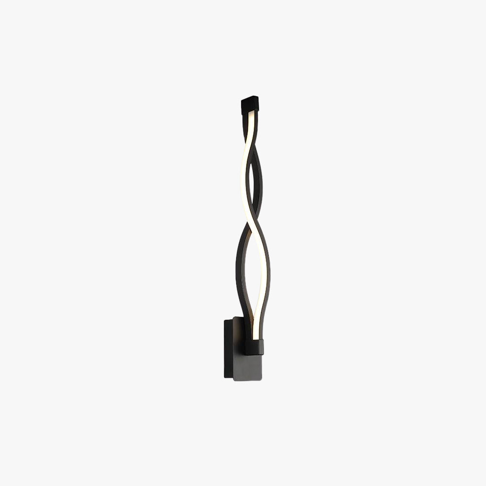 Arisha val modern Simple aplică de perete, alb & negru