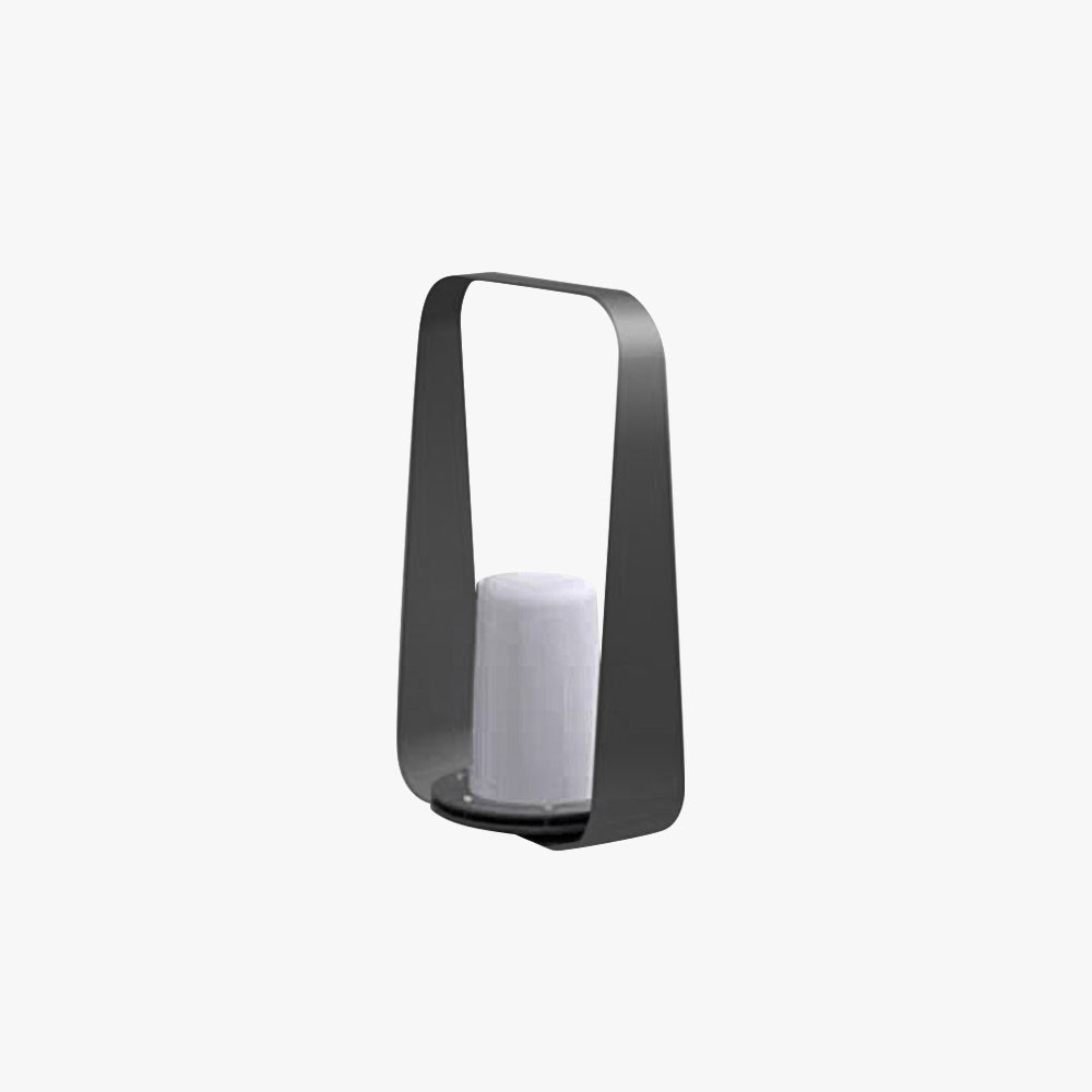 Ray lampă de masă portabilă reîncărcabilă minimalistă, Cofeiu/Gri