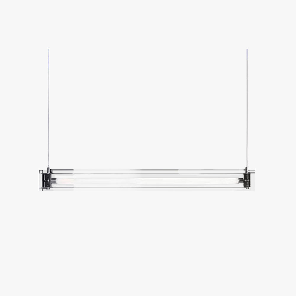 Arisha lampă suspendată albă din metal, minimalistă, liniară