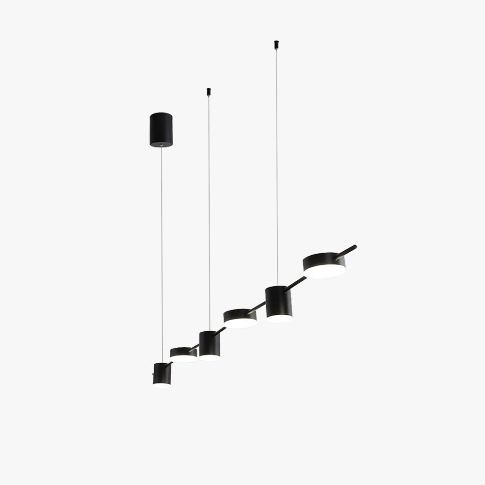 Arisha lampă suspendată minimalistă Multi metal, negru/Auri, în culoare aurie