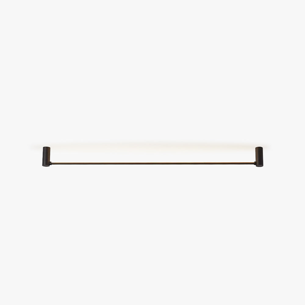 Arisha plafonieră aplicată neagră, minimalistă, liniară, pentru hol