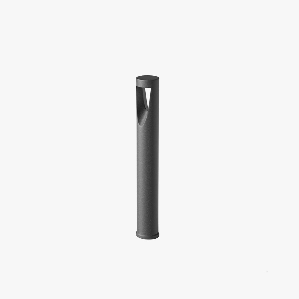 Ray lampă de perete pentru exterior contemporană din metal, neagră