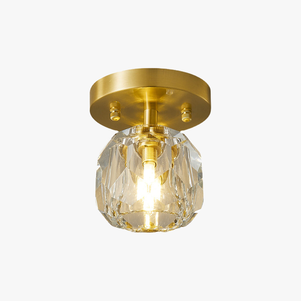 Kristy de lux Diamant metal/ plafonieră aplicată, Culoarea aurie