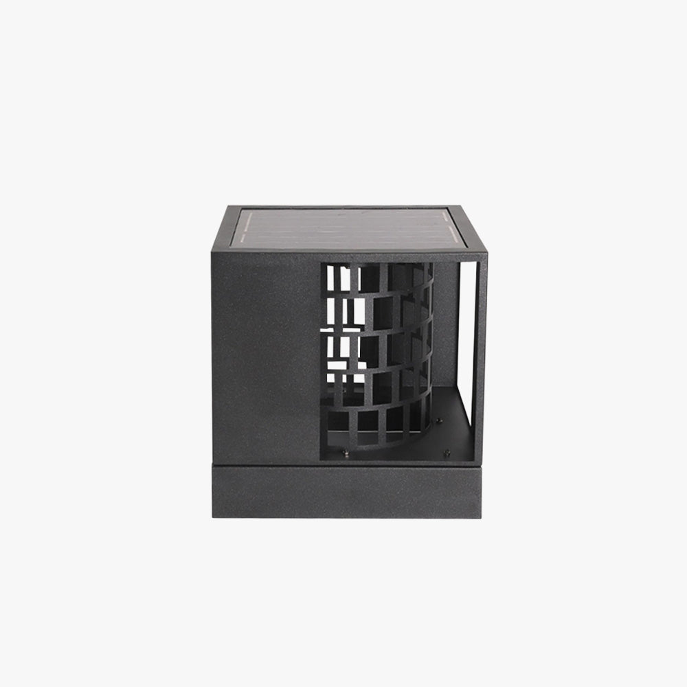 Ray lampă de masă modernă cu model metalic pentru exterior, negru
