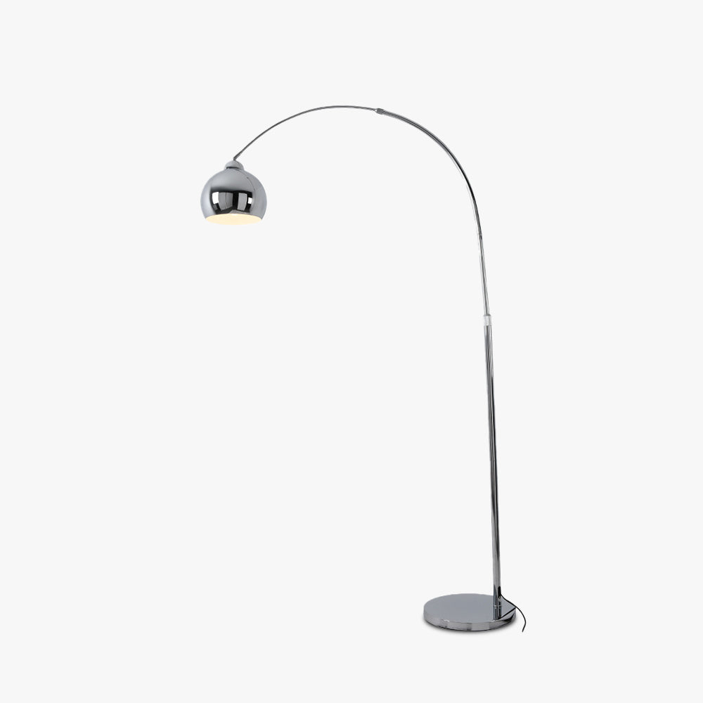 Salgado modern Arc metal lampadar, Crom, Studiu/dormitor