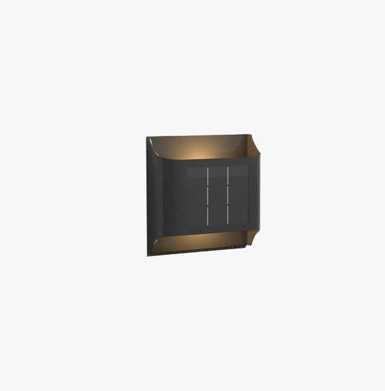 Ray modern Solar Up Down aplică de perete pentru exterior metal negru