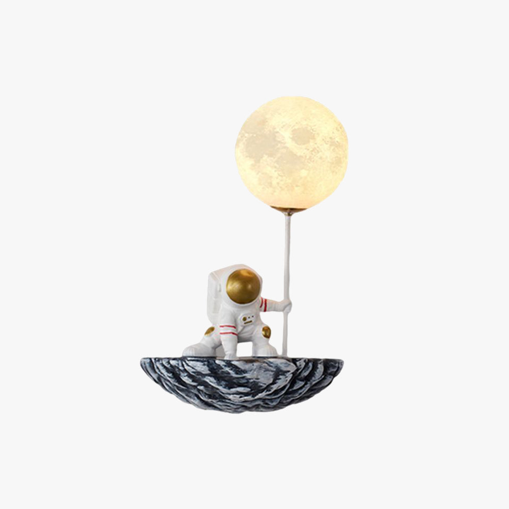 Aria aplică de perete Decorativă Astronaut sticlă, alb/Albastru-alb