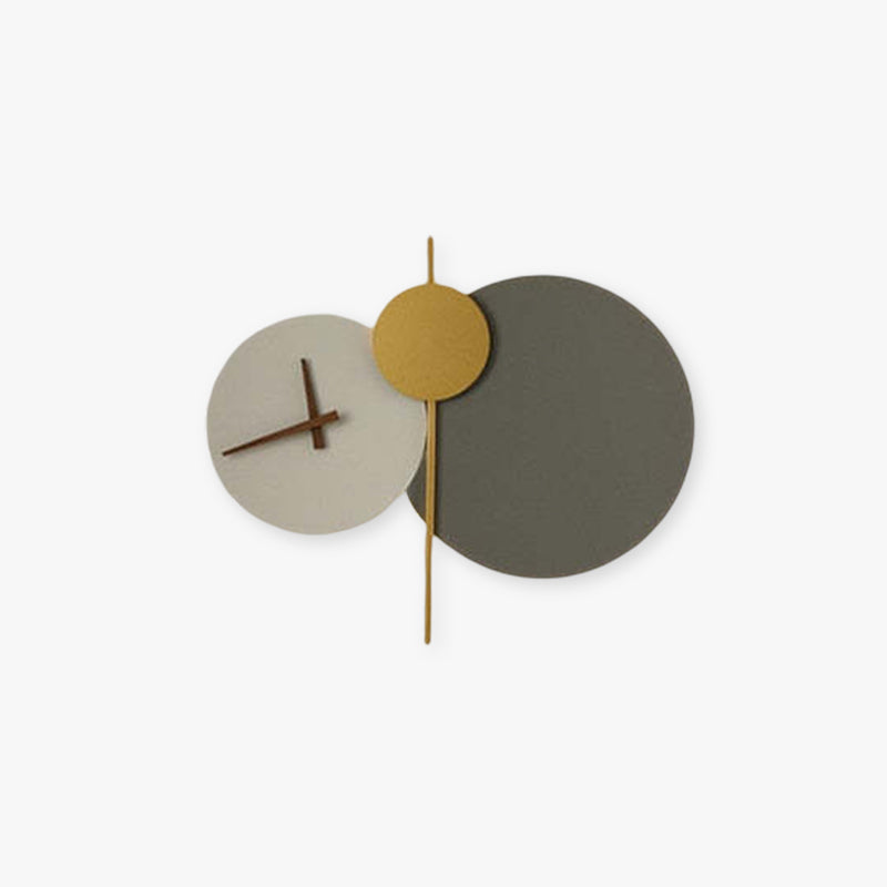 Arisha modern Clock metal Painted aplică de perete LED Light dormitor