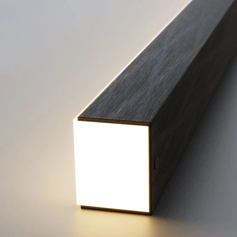 Arisha minimalist Linear metal lampă suspendată, alb/negru