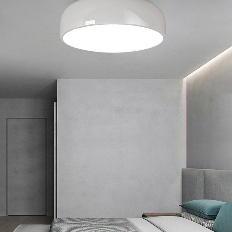 Arisha lampă de tavan modernă cu formă de farfurie din metal, negru/alb