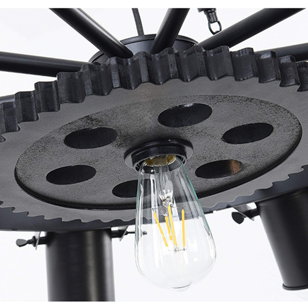 Epoch industrial LED lampă suspendată neagră metal/Cablu Cafe/Barem, pentru cafenea