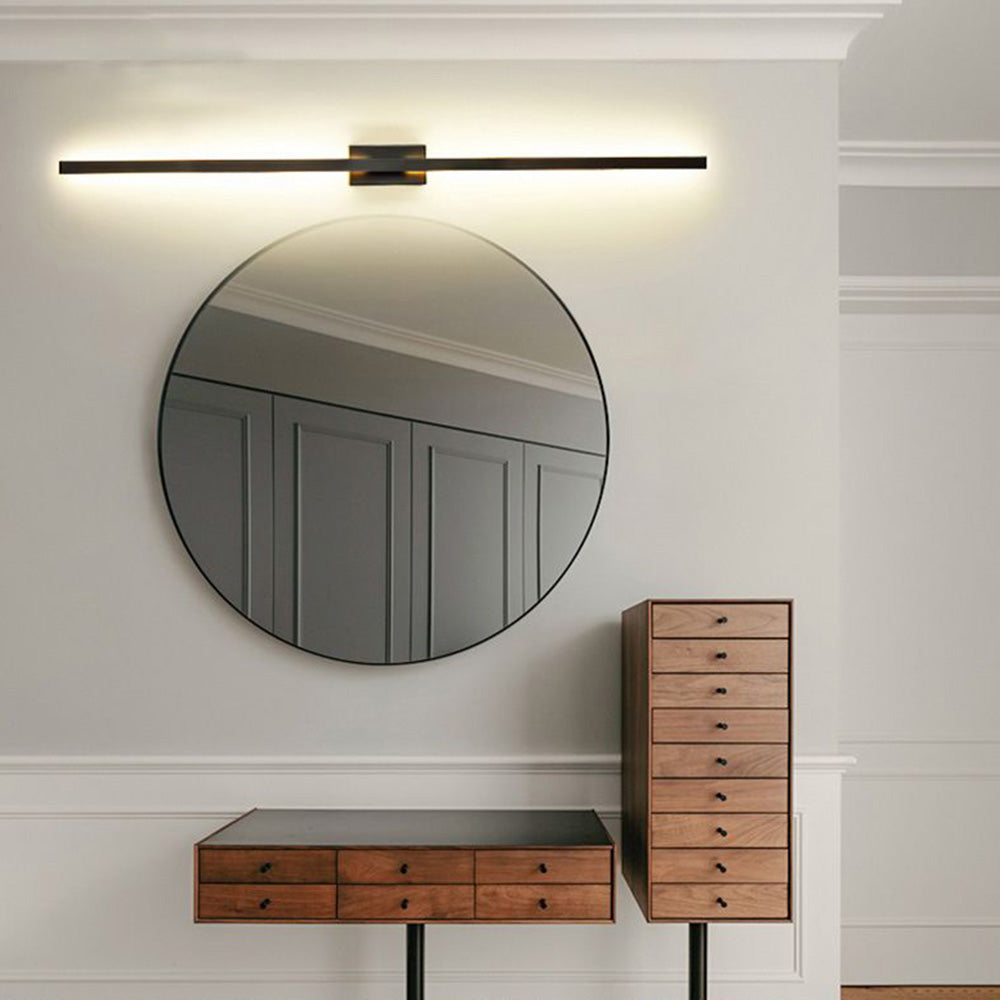 Arisha aplică de perete minimalist Bar negru metal
