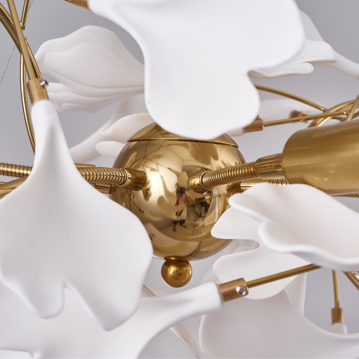 Olivia candelabru  de lux Ceramic Mare pentru hol, Gingko leaf, living, pentru foaier