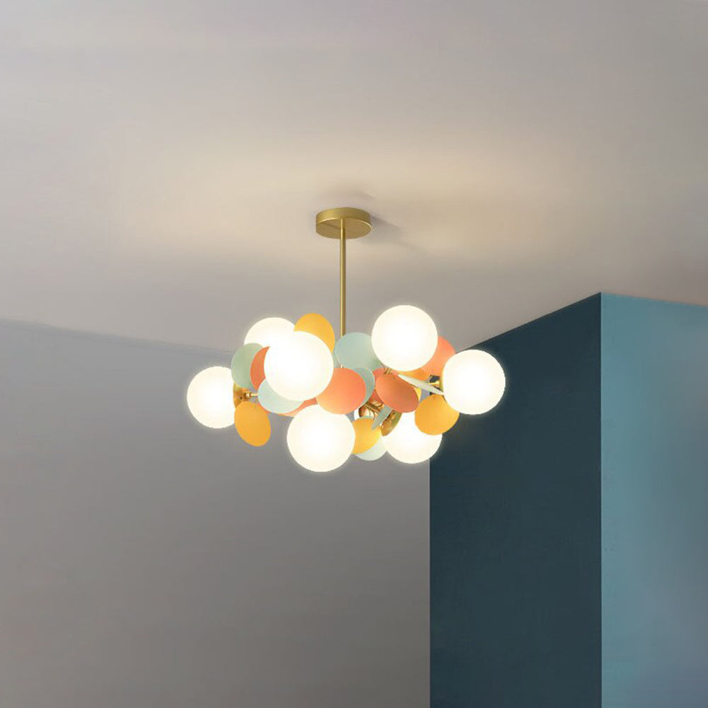 Nexen candelabru cu Ramură Florită Multicolorată pentru living