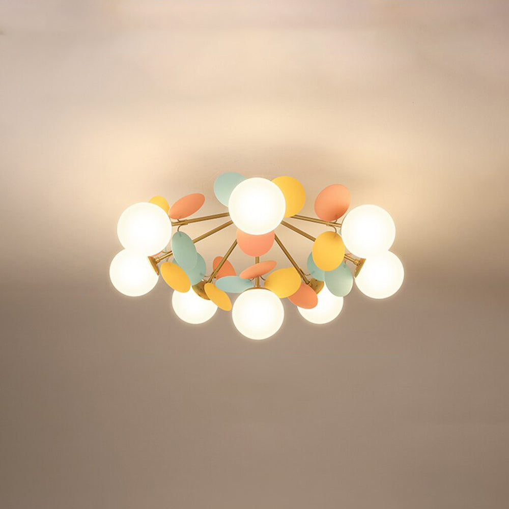 Nexen candelabru cu Ramură Florită Multicolorată pentru living
