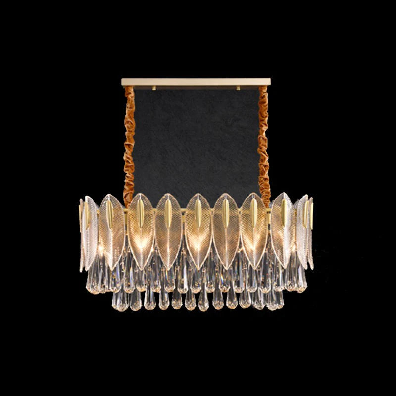 Arisha de lux Feather cristal candelabru, living