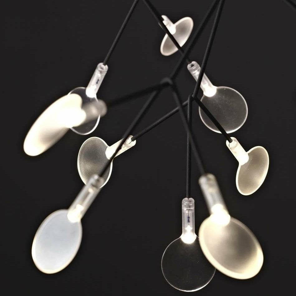 Brenwen candelabru, artistic, LED, cu ramuri, lung, liniar
