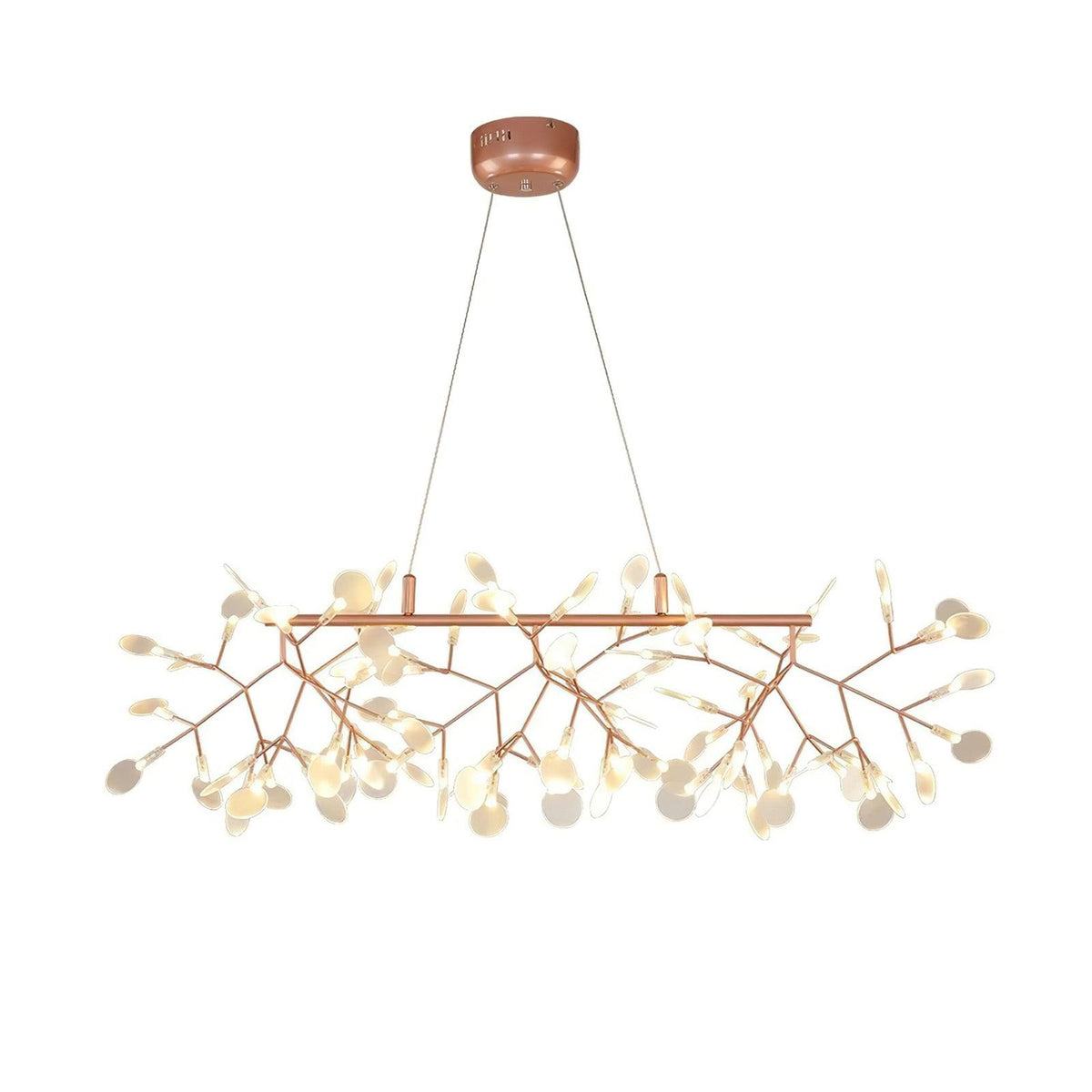 Brenwen candelabru, artistic, LED, cu ramuri, lung, liniar
